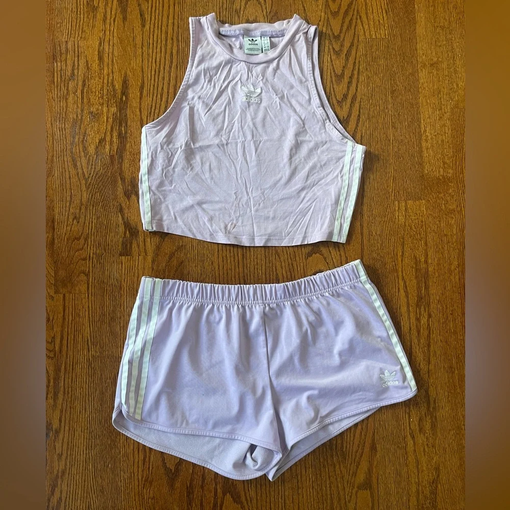 Adidas Women's Lilac Set - Picture 1 of 7